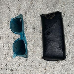 Rayban blue sunglasses with case